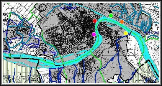 Kvalitet površinskih voda na području grada Novog Sada 27 Slika 26. Lokacije glavnih zagađivača na kanalu DTD Savino Selo-Novi Sad