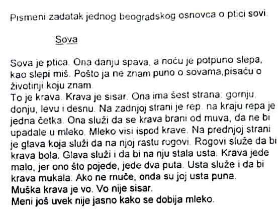Petica iz pismenog 7 Petica iz pismenog A